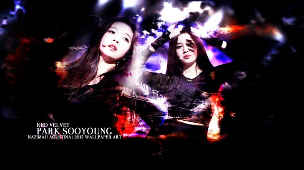 joy red velvet park sooyoung abstract light wallpaper by nazimah agustina