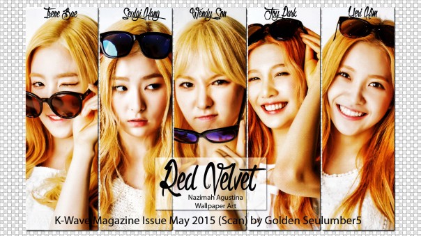 red velvet may kwave issue wallpaper by nazimah agustina